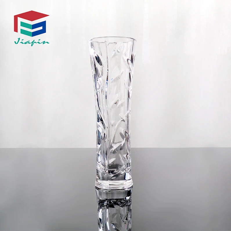 nice plastic flower vase clear plastic flower vases Single Flower Restaurant Decal Plastic Vase