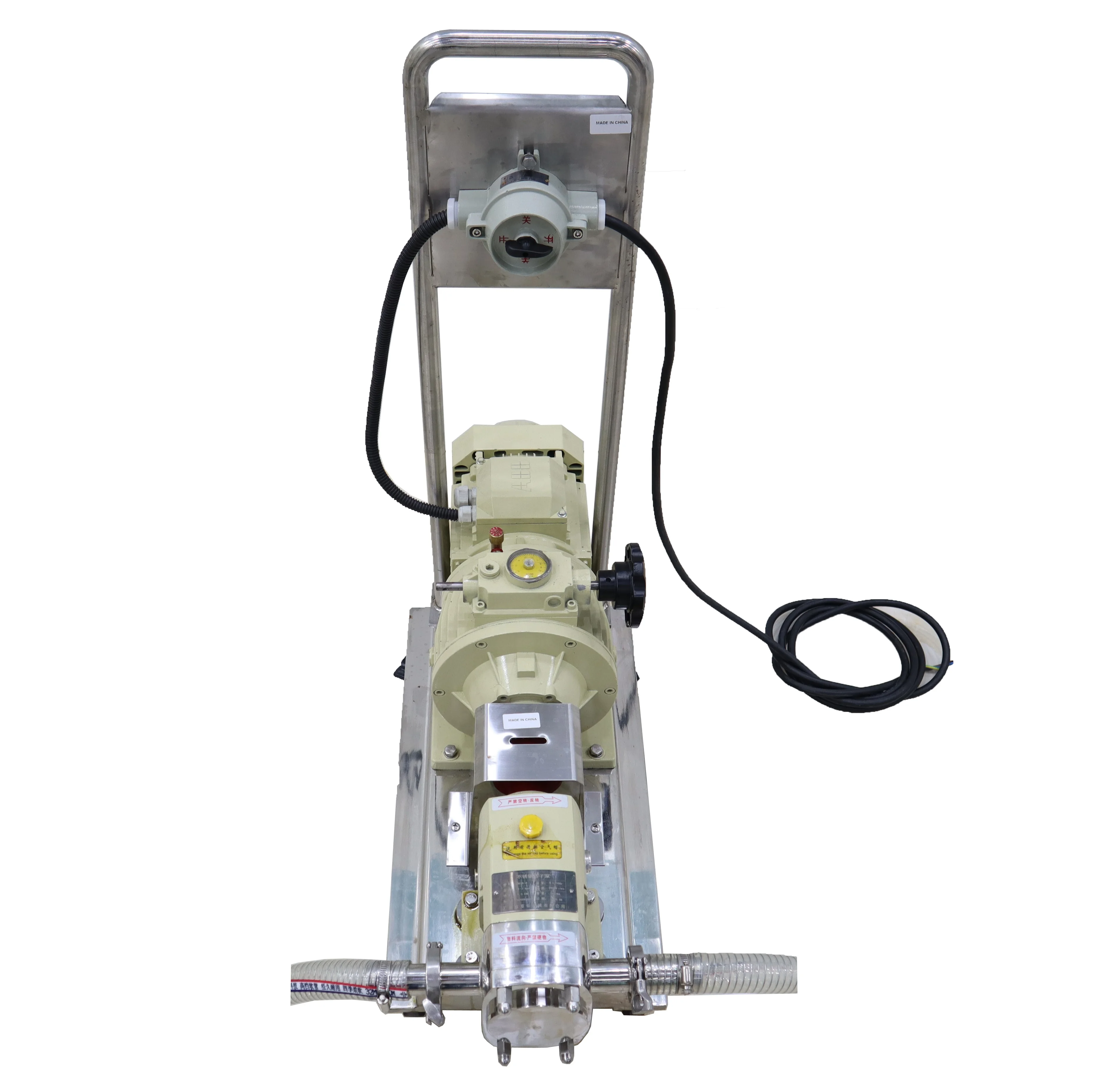 YETO stainless steel sanitary rotary lobe pump rotor vane pump for high viscosity cosmetic cream lotion