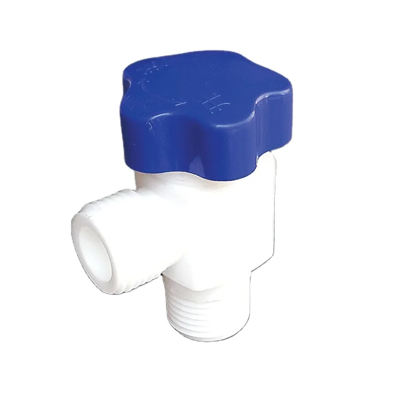 Plastic angle valve 120 degree high temperature resistance for water
