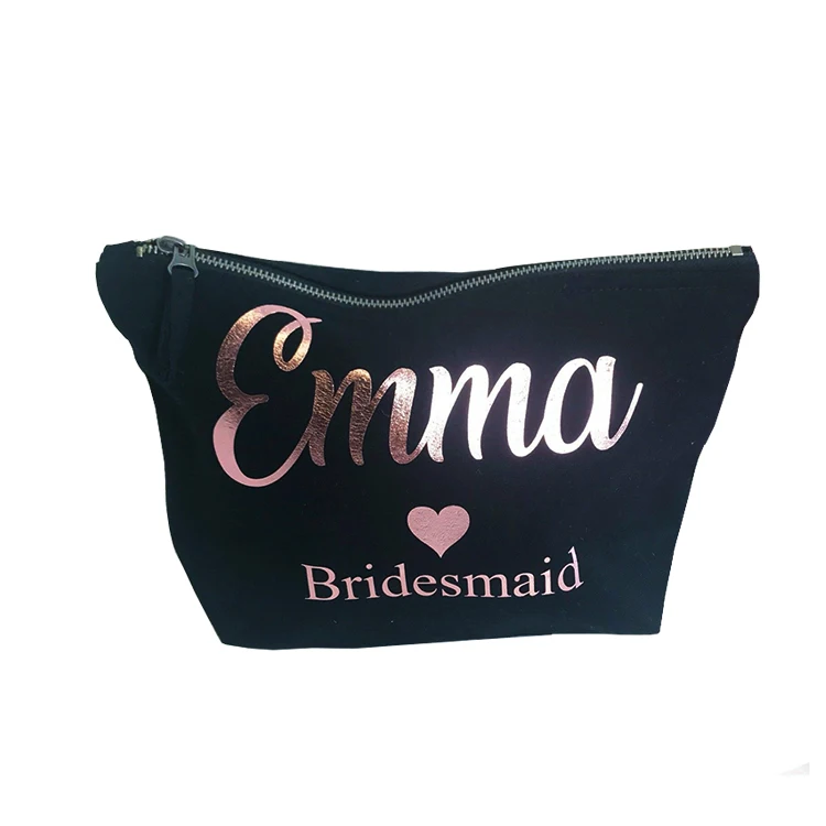 2020 Hot Custom Rose Gold Gift Cosmetic Bags