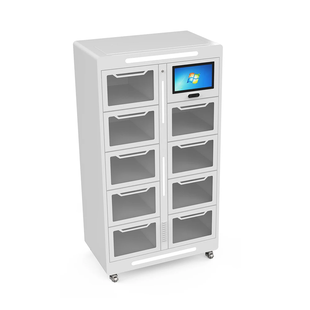 Quality Flexibility Guaranteed Innovative 32 Bay Mobile Charging Locker Electronic Smartphone Locker with Transparent Doors