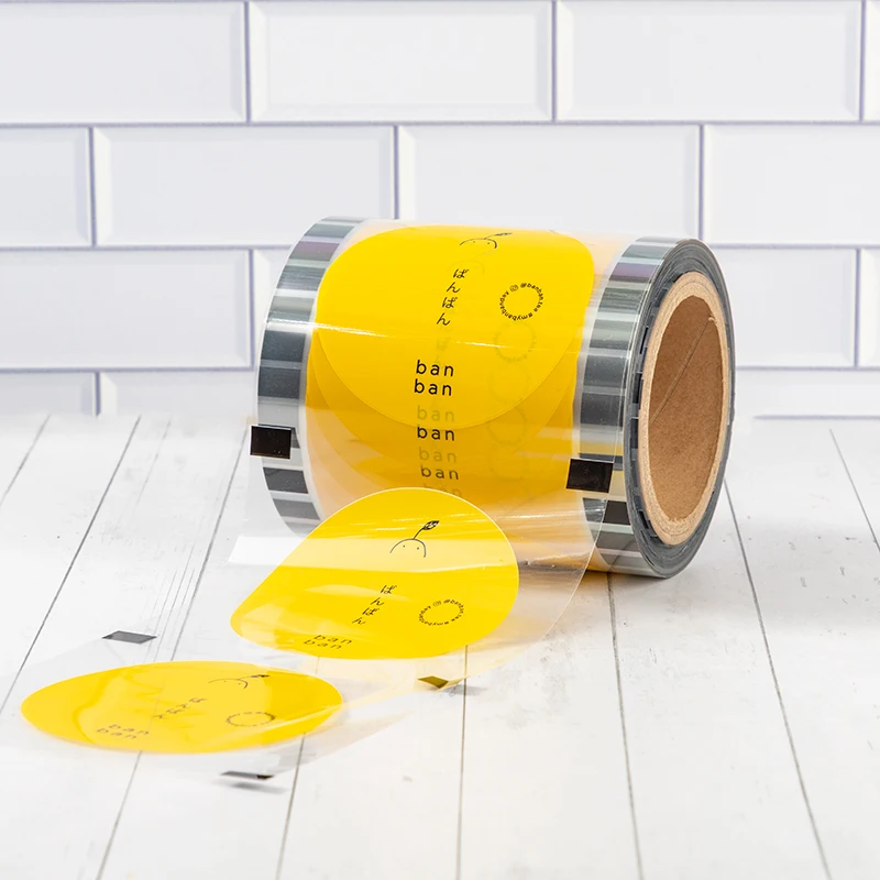 LOKYO New arrival 150mm custom logo pp pet plastic milktea boba cup sealing packaging film