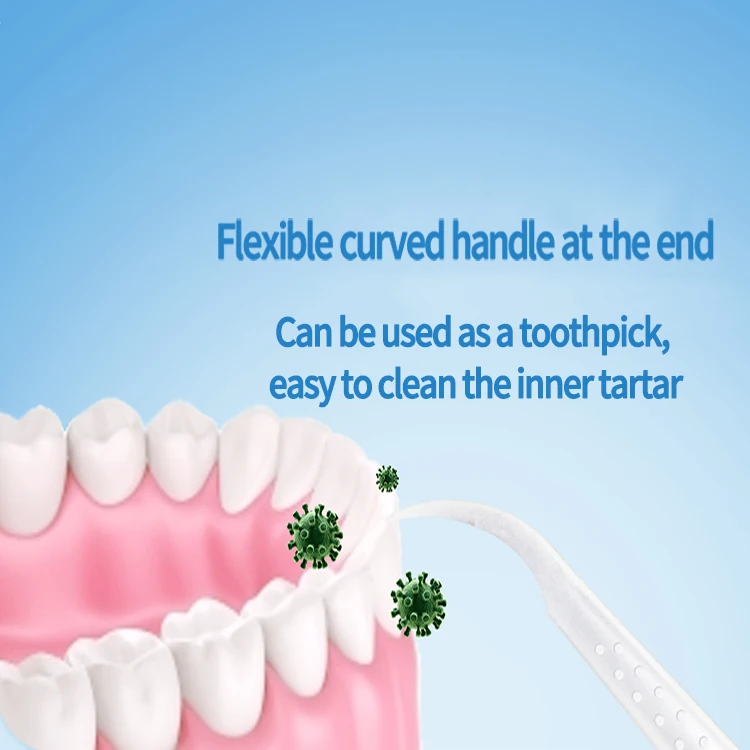 Factory price wholesale good quality teeth cleaning Dental Flosser 100pcs pack in bag home use Dental Floss Pick