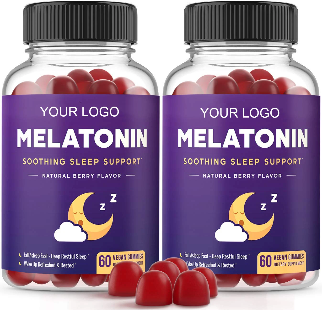 Private Label Vitamins with Melatonin Health Care Sleep well Melatonin Gummies Bear