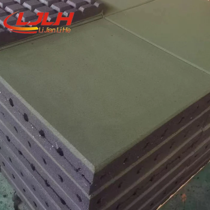 SBR Granule EPDM Gym Floor Tiles Outdoor/Indoor Rubber Flooring for Playground Protection/Durable Rubber Tiles