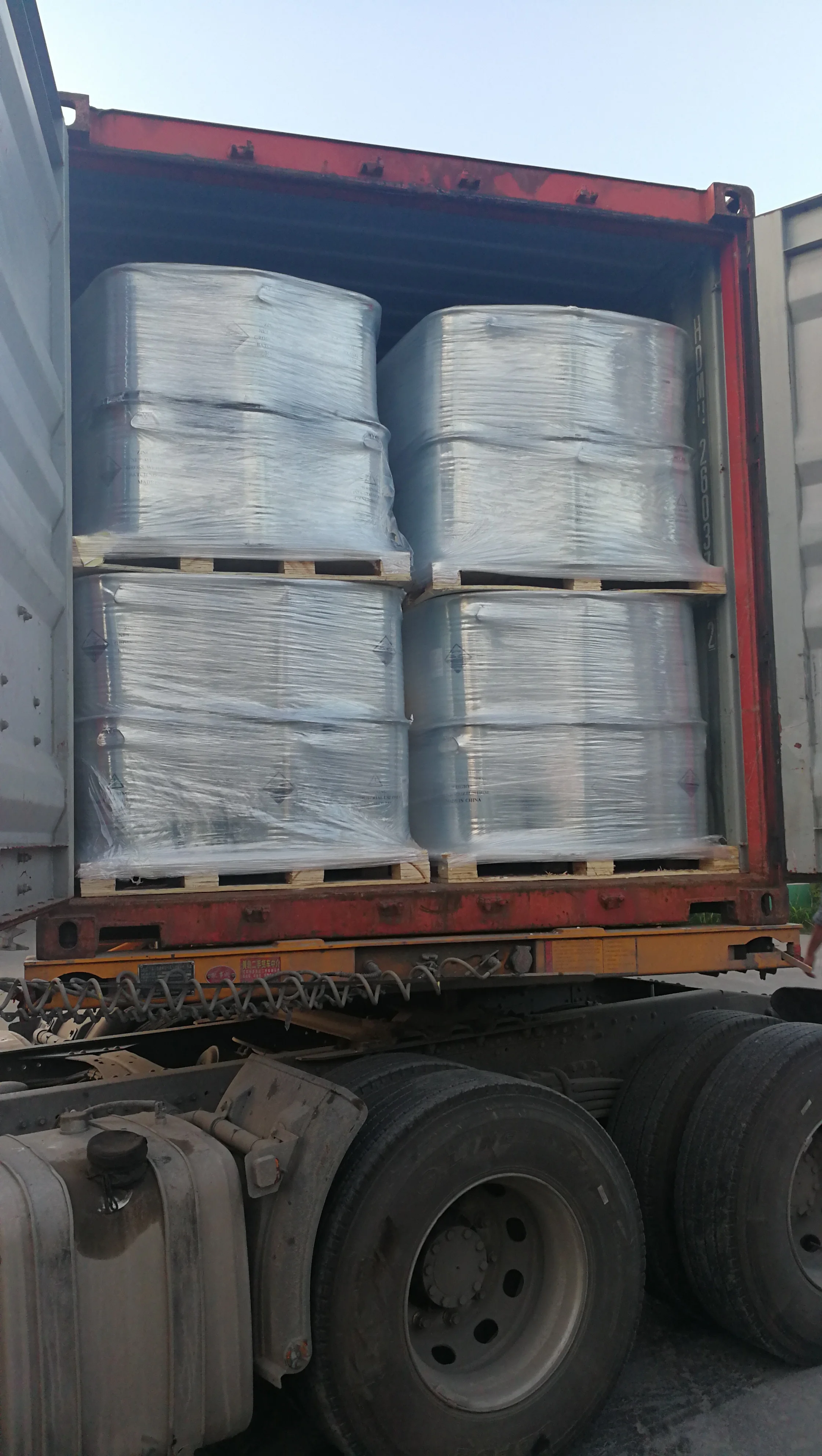 
high purity Zinc Chloride 98% Cas No.7646-85-7 packed in iron drum 