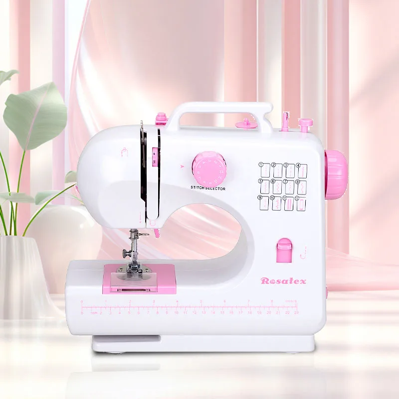 Rs506 Rosatex China Factory Home Use Mini Domestic Garment Sewing Mini Silai Machine