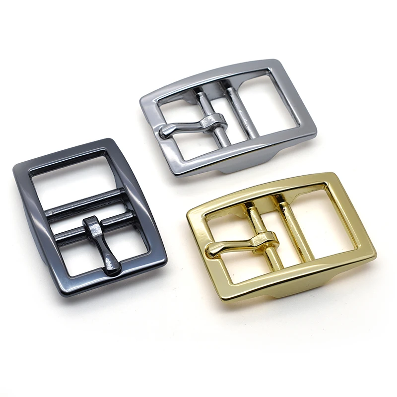 20mm 25mm Adjustable Slide Buckles Custom Dog Belt Buckle Accessories Double Bar Metal Pin Belt Buckle for Dog Collar