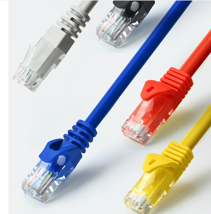 custom 24/26/28AWG HDPE high speed cat6 wire connector electric jumper / jumper wire specifications for network