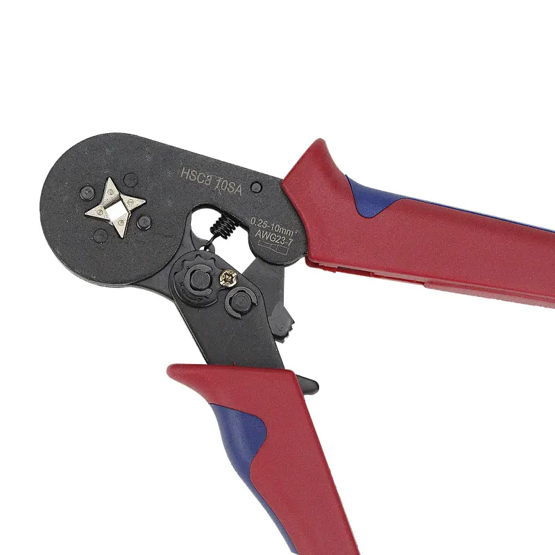 Tubular terminal crimping tools mini electrical pliers HSC8 10SA/6-4 0.25-10mm2 23-7AWG 6-6A 0.25-6mm2 high precision clamp set