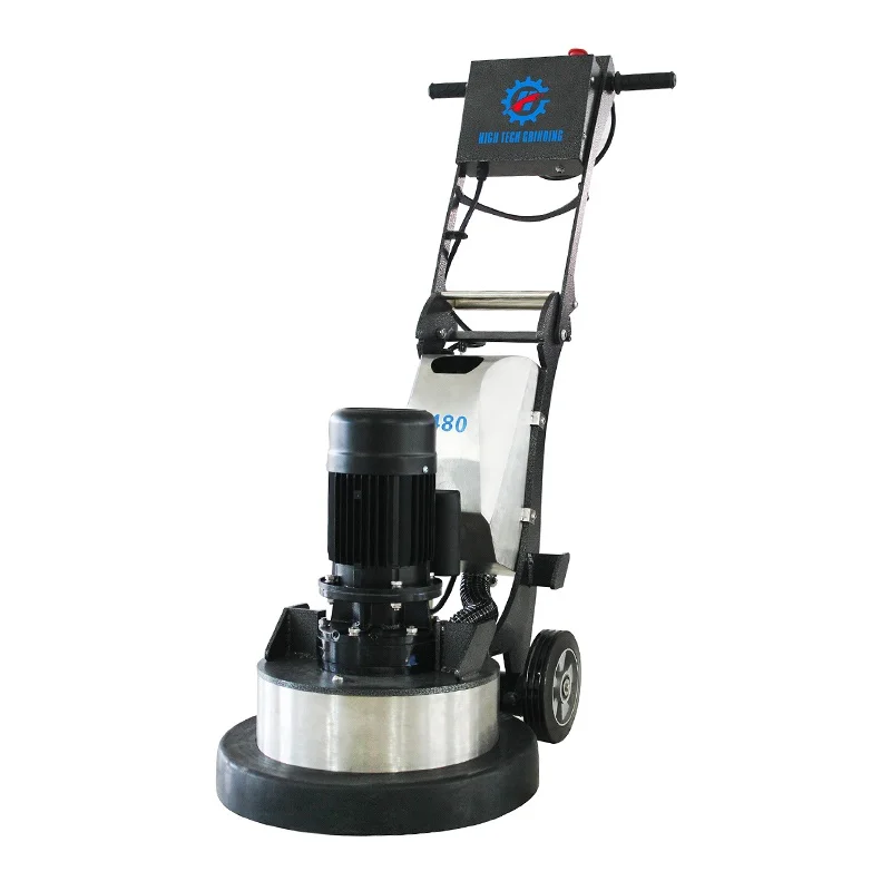 Hand Held High Speed Round Terrazzo Diamond  Electric Planetary Vacuum Automatic Epoxy Concrete Floor Grinder