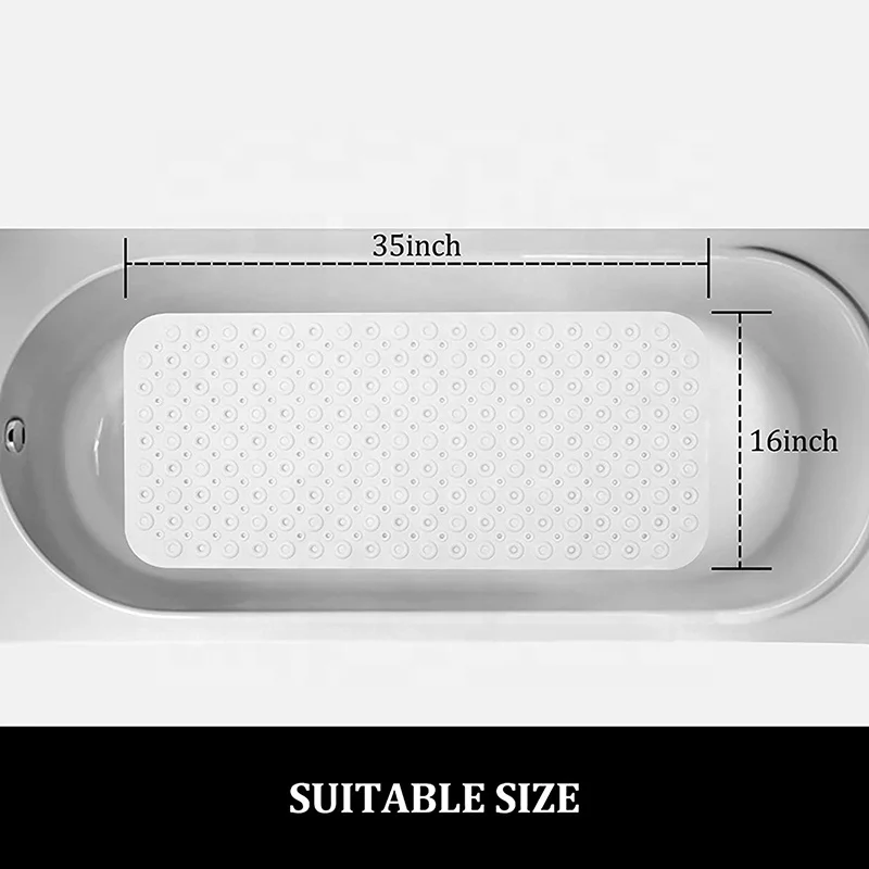 
New Design Anti Slip Door Mat Circular Bathtub Or Floor Bath Mat 