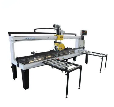 OMC automatic long table tile marble granite stone cutter cutting machine