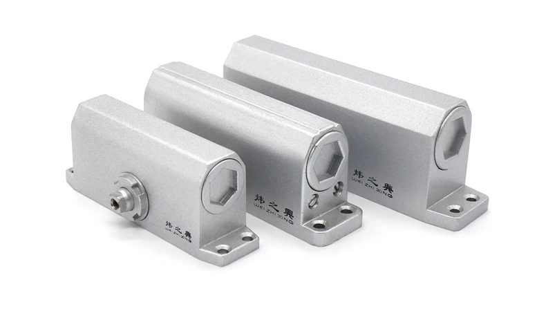 Golden Chinese Supplier Overhead Concealed Hydraulic Door Closer Automatic Aluminum Alloy Sliding Style Mini Door Closer