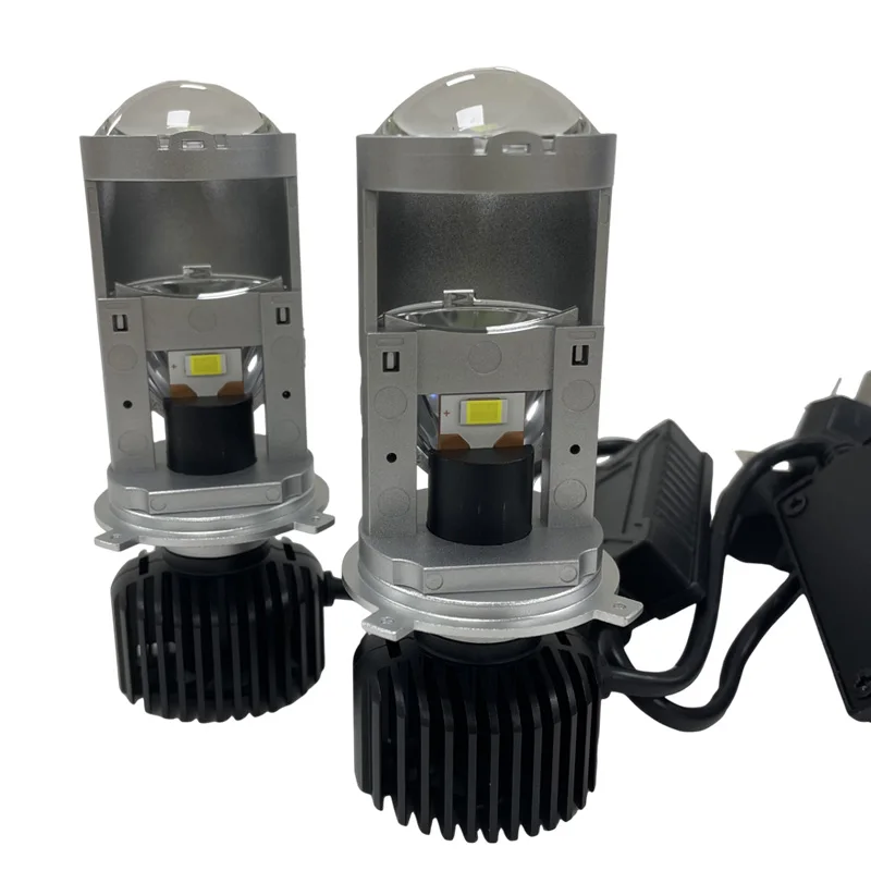 H4 Car headlights auto bulb Automotive LED headlights with small lenses 12V