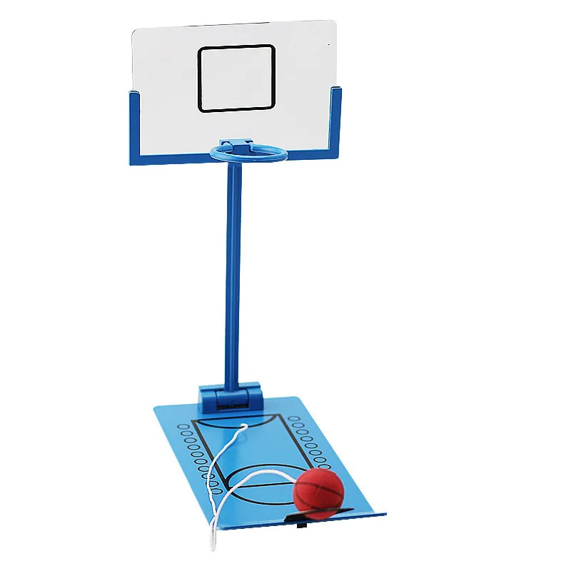 Portable Indoor Foldable Office Game Set Mini Desktop Basketball Playing Games Table Hoop Toy for Kids and Adults