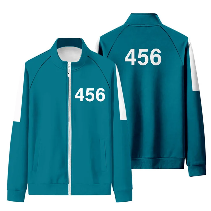 Squid game sportswear plus size 456 autumn sweater Squid game costume
