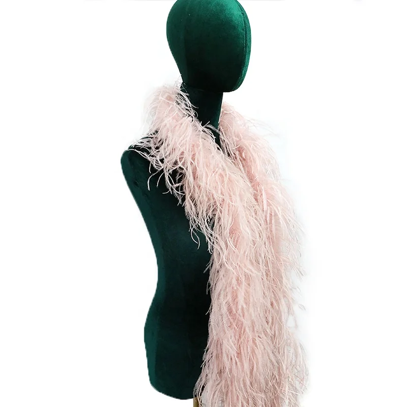 13-18cm Dyed Colors cheap large Thick Plumas 5 6 8 10ply Ostrich Feathers Boa feather for crafts clothing