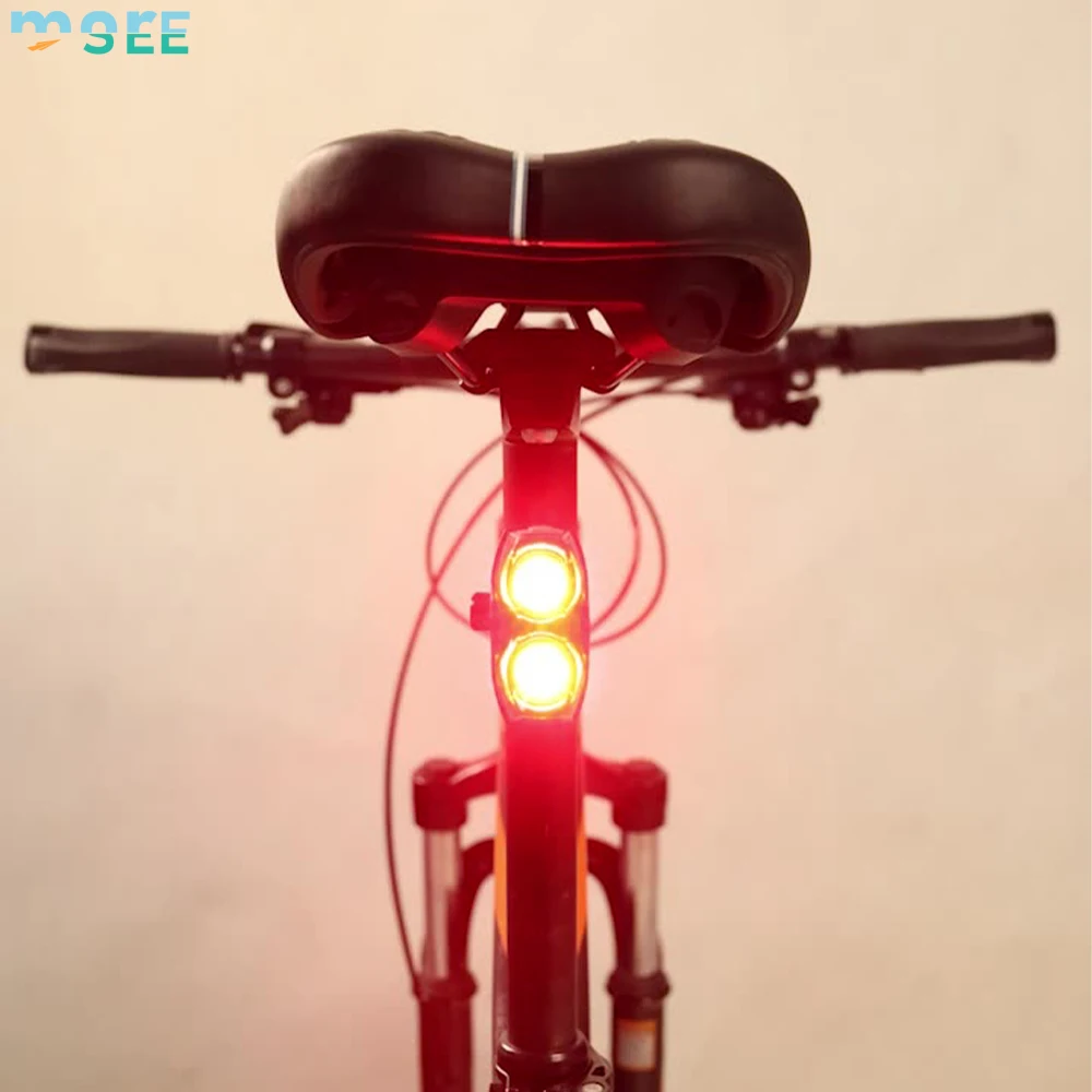 SeeMore Brand Wide Angle Optics usb Night Riding Cycling Safety Reflector Accessories Taillight Bicycle Rear Back Lights