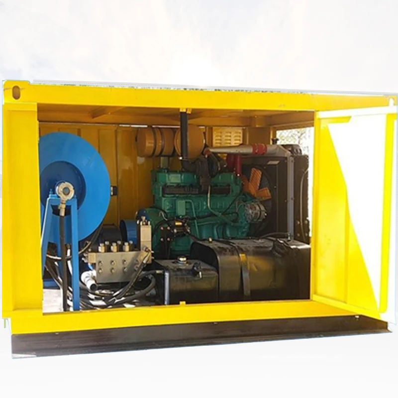 Large Pipe Drain Sewer Jetting Machine High Pressure Cleaner Hydro Blasting Equipment