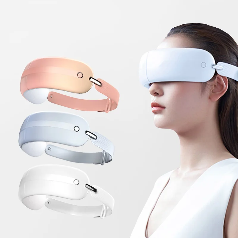 Smart Electric 4D Eye Massage Equipment Machine Instrument Vibrating Eye Care Massager Apparatus With Heat Compression