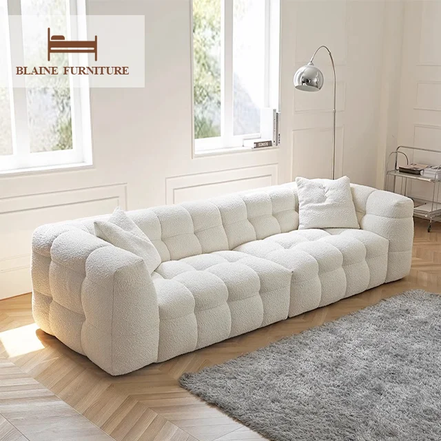 Modern Simplicity Cloud Couch Living Room Furniture Hotel Luxury Indoor Combination Sofa Set Modular Fabric Home Corner Sofa