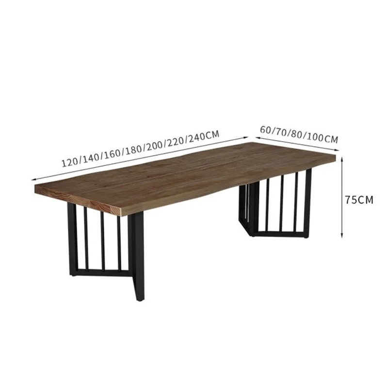 Modern simple home Chinese table and chair combination living room furniture solid wood tea table set