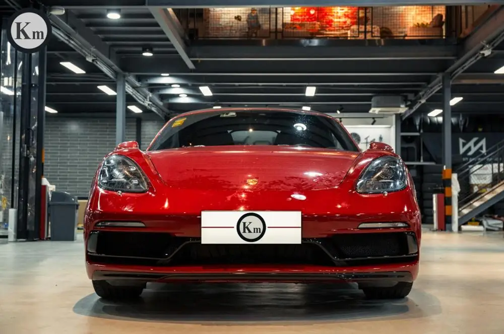 KM for Porsche 718 cayman & boxster upgrade GTS sport design bodykit bumper front bumper rear diffuser facelift