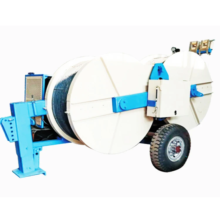 Overhead line cable stringing equipment 2x80kN hydraulic cable puller tensioner