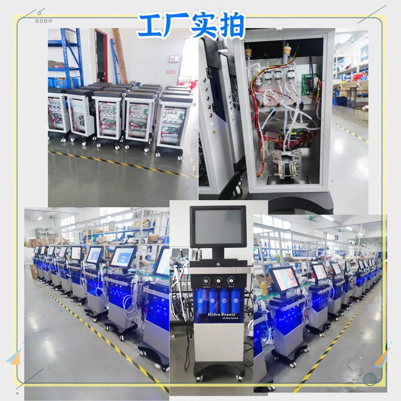 Au-S520  Ice Blue Facial Hydro Machine 7 In 1 Hydro Facial Machine With Mirodermabrasion hydro Facial Handheld