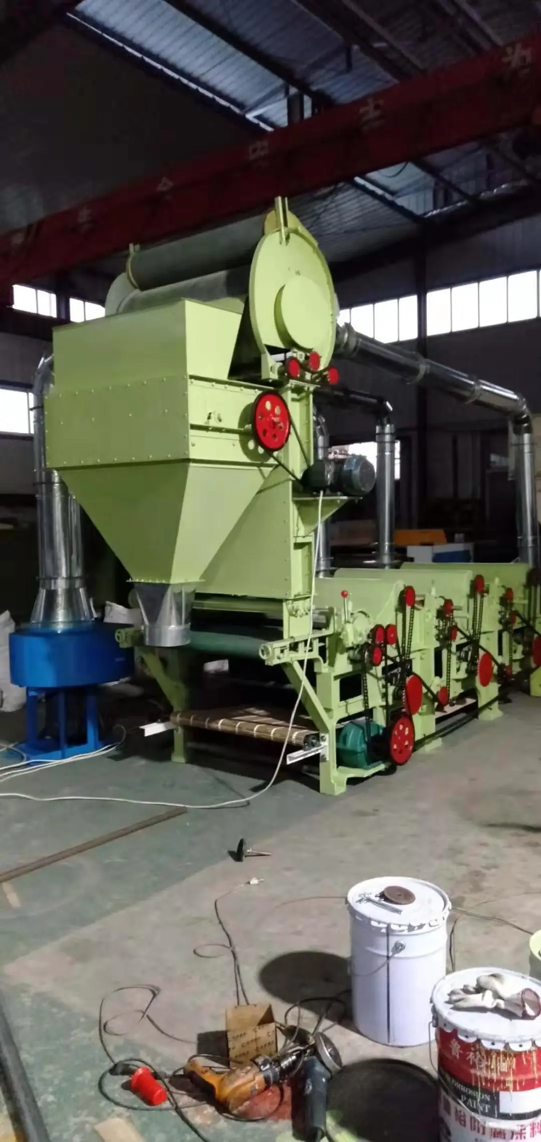 Waste cotton cleaning machine will be with dross fall cotton clean cotton gin air recovery machine