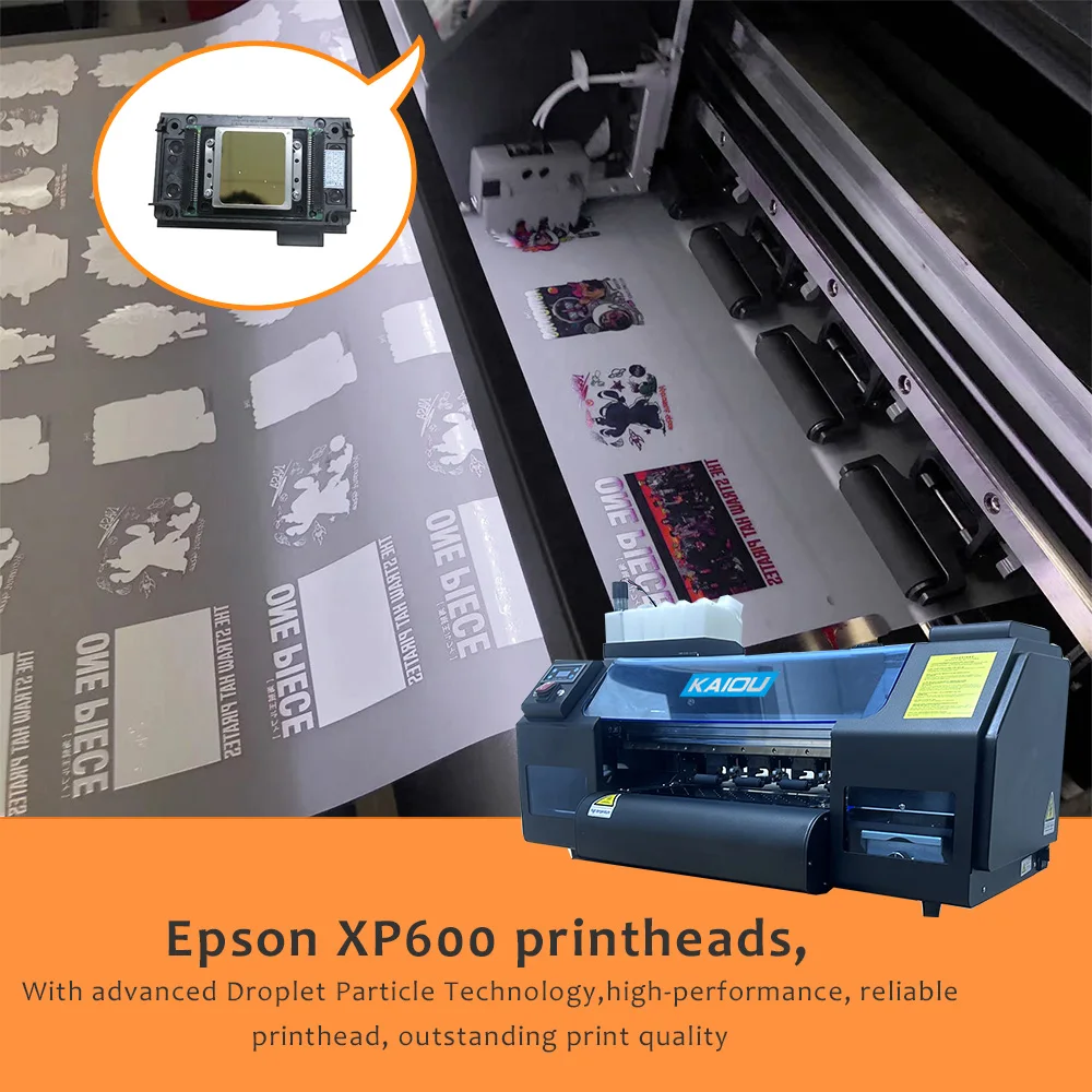 kaiou 60cm dual heads XP600 head heat press machine Tshirt printing A1 DTF sticker printer sportswear printer dtg dtf printer