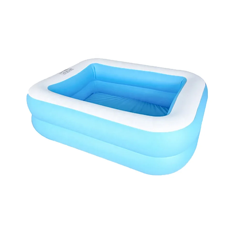 
 Синее детское кольцо, надувной бассейн с краской для игры  