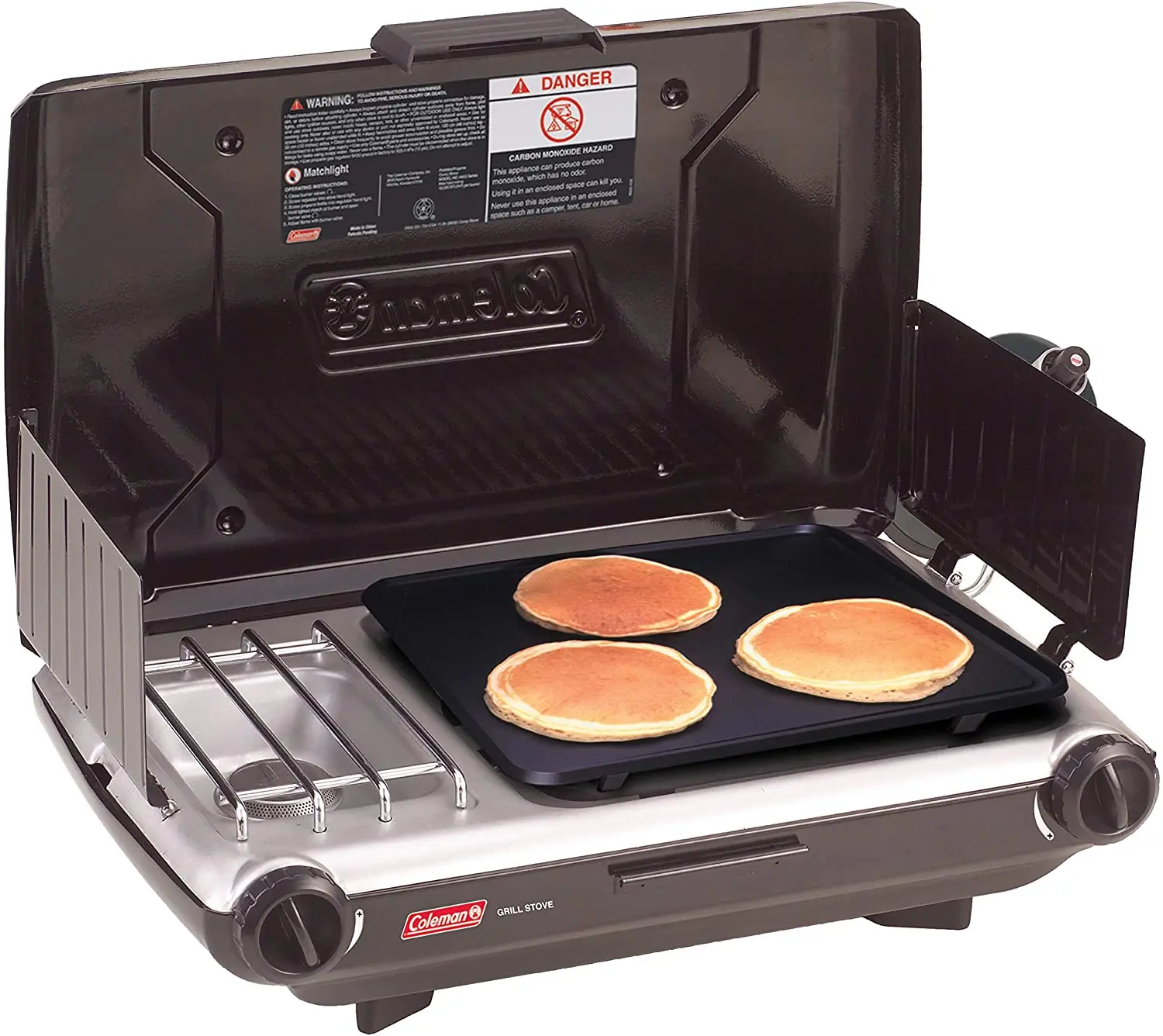 Outdoor portable folding grill portable gas stove camping picnic gas windproof stove