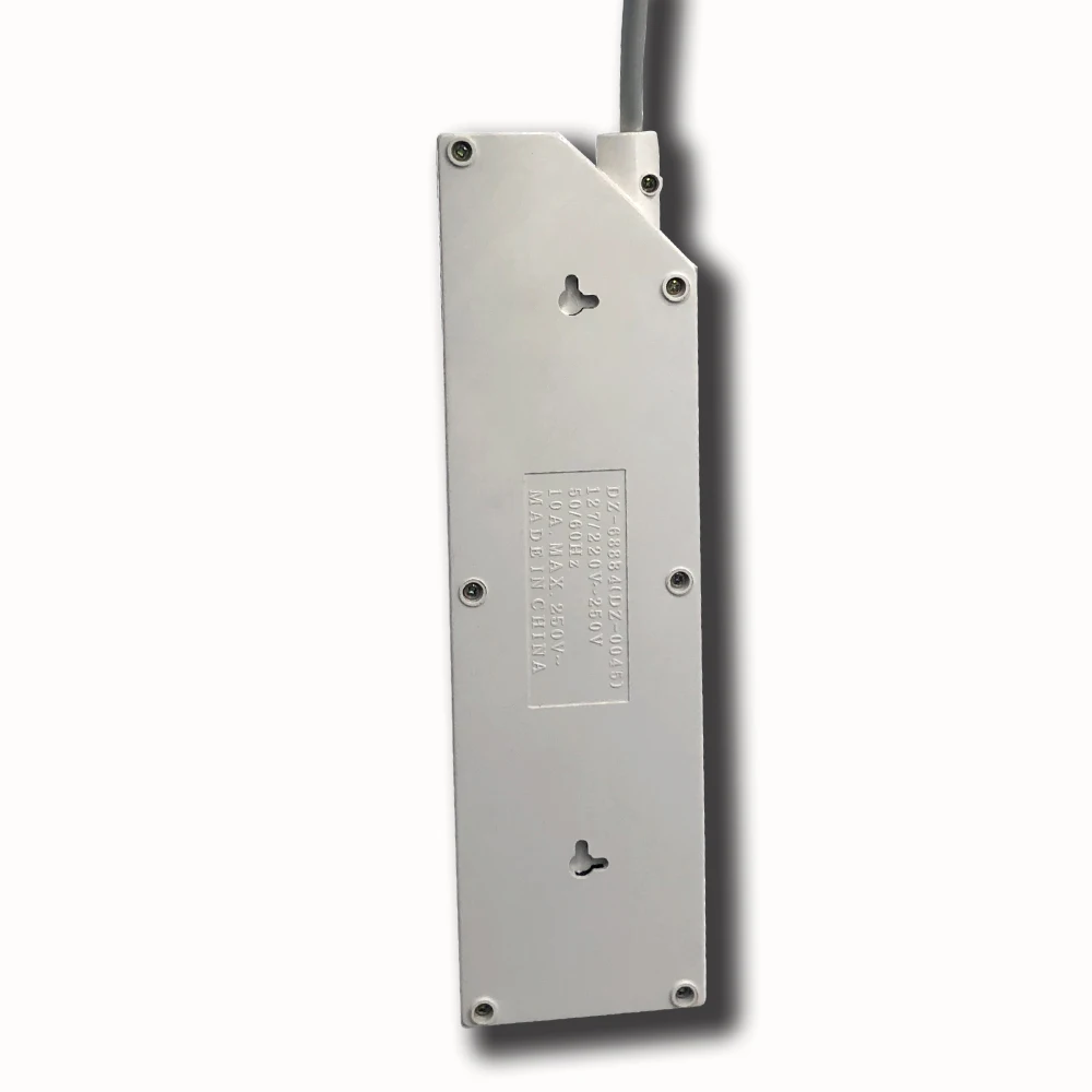 Electrical socket with voltmeter ,5 way outlet extension surge protector
