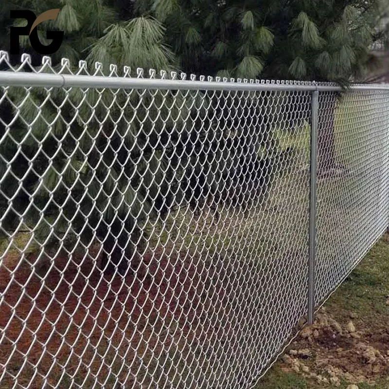 Cheap Price PVC Coated Galvanized Diamond Garden Backyard Decoration Chain Link Fence