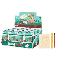Fluorescence skeleton Dinosaur Dig Archaeology Toys Dinosaur Dig Kits For children