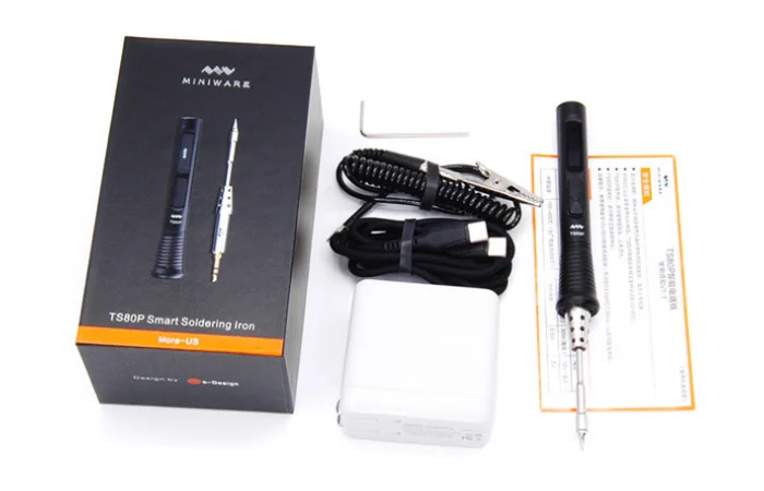 TS80P-more smart soldering iron PD2.0 power supply QC3.0 mini soldering station portable soldering iron