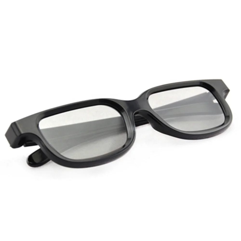 
Black Plastic Frame Re-usable Polarized 3D Glasses Superior Quality Real D Glasses 