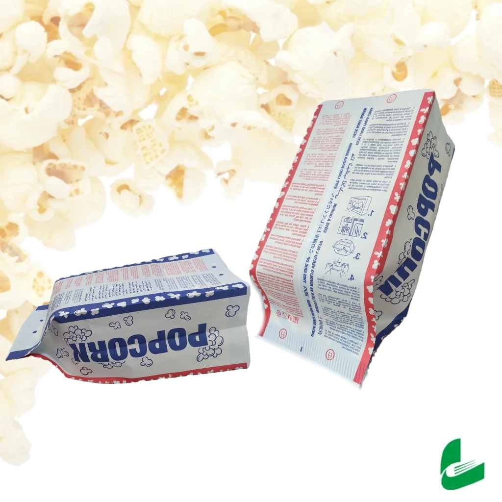 Huafeng  wholesale food grade  packaging microwave snacks pop corn paper bag