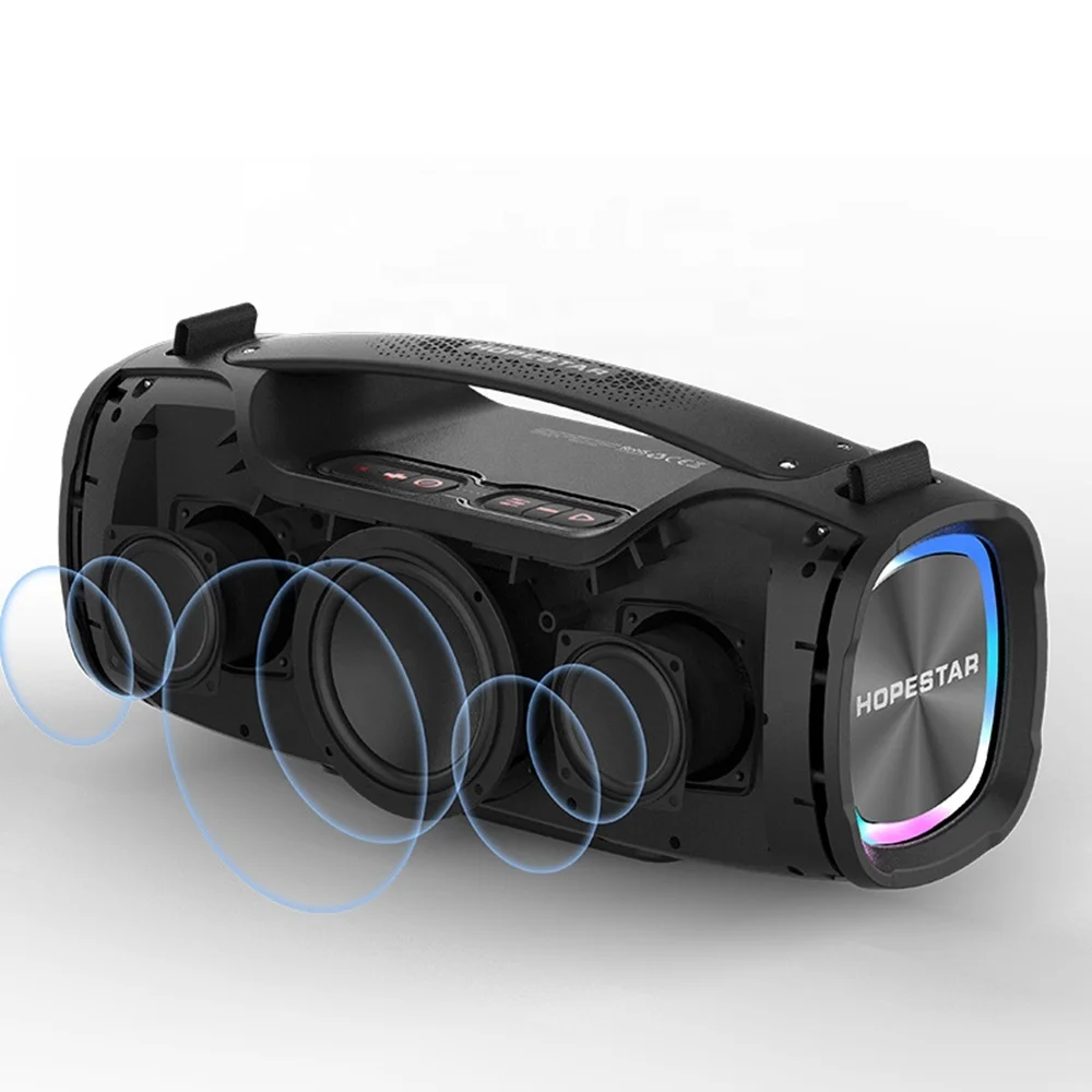 Hopestar A6X Speakers Waterproof Portable Handheld Wireless Speaker for Home Theater Outdoor Party Music Sound Speaker