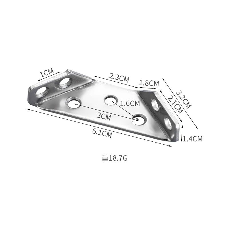 Multiple Functional Heavy Duty Stainless Steel Holder And Fixed Angle Brackets