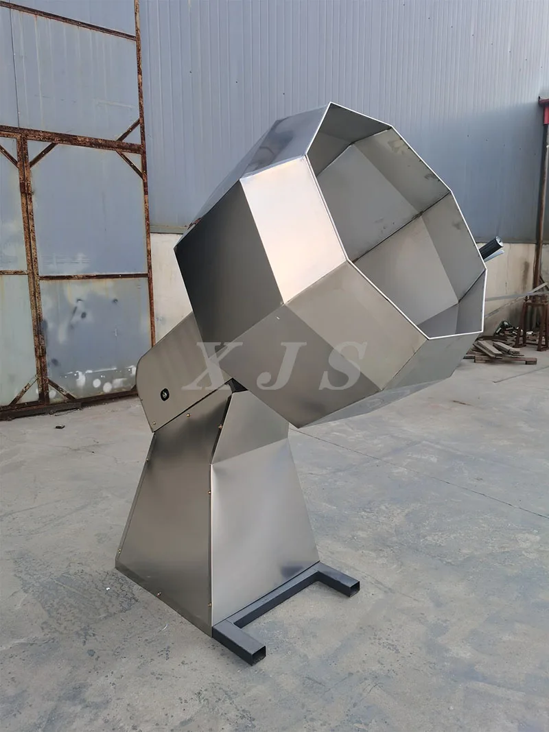 Nuts Roasting And Flavoring Machine/ Single Roller Seasoning Machine/ Seasoning Tumbler Banana Chips Flavoring Machine