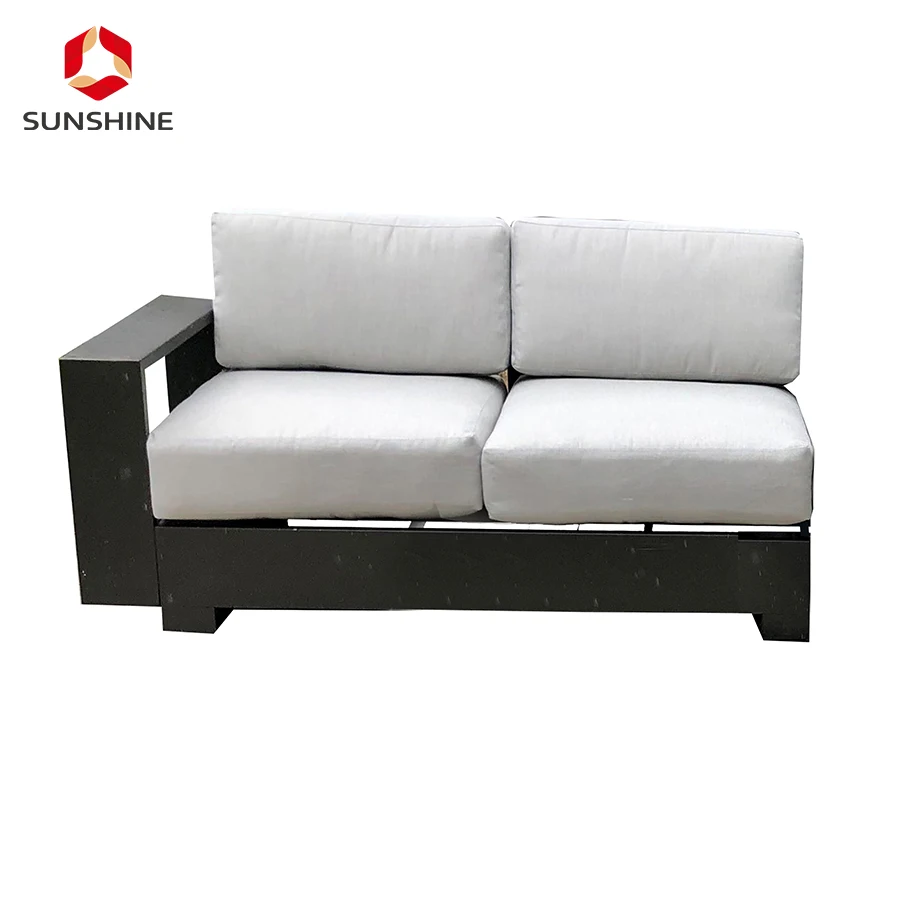 New Arrival Hot Sale L Shape Aluminum Garden Outdoor Furniture Set