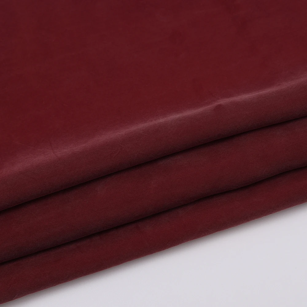 Retail wholesale Bulk-price customized woven silky 75gsm breathable plain-dyed 100% cupro fabric