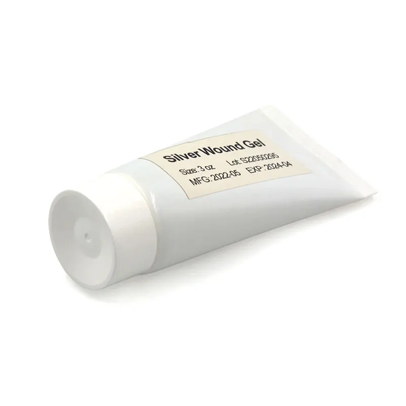 Medical Ointment For Wounds silver Hydrogel Wound Tube Amorphous Hydrogel Dressing Tube For Healing Ointment