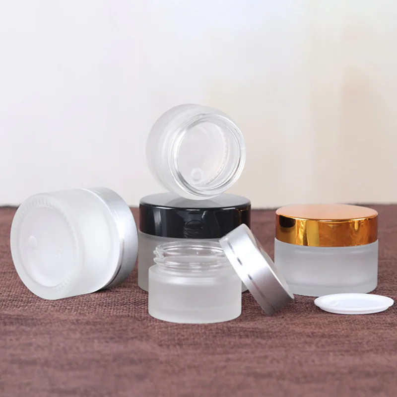 High Quality Empty Glass Custom Private Label Eco Friendly Reusable Containers For Lip Scrub Jars Wholesale