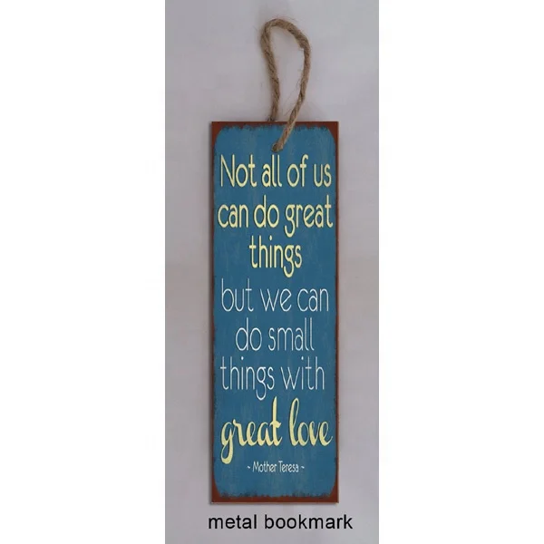 
Factory custom metal bookmark/ vintage metal book mark custom free printable inspirational bookmarks 