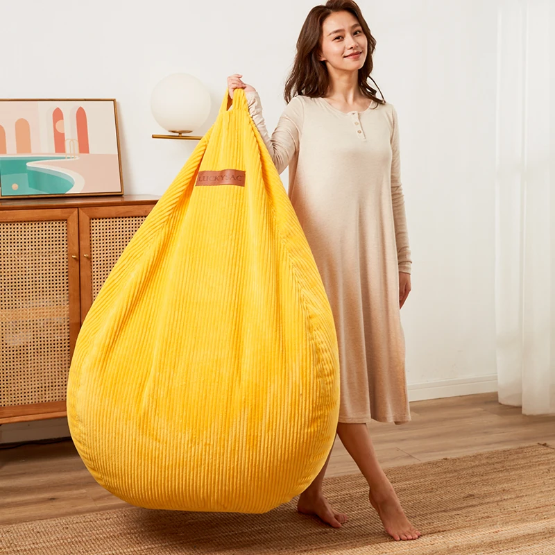 Adults and Children Giant Beanbag Gamer Bean Bag Cover Indoor Bean Bags Big Bean Bag