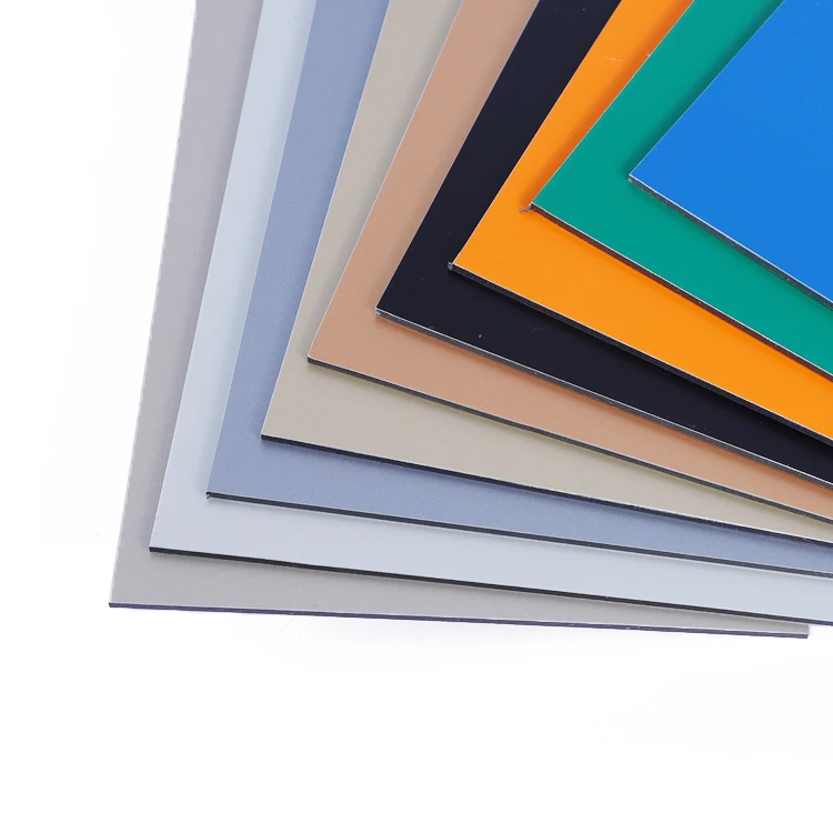 Chinese Manufacturer Modern Design PVDF PET Frosted Aluminum Composite Panel for Exterior and Interior Walls of Houses